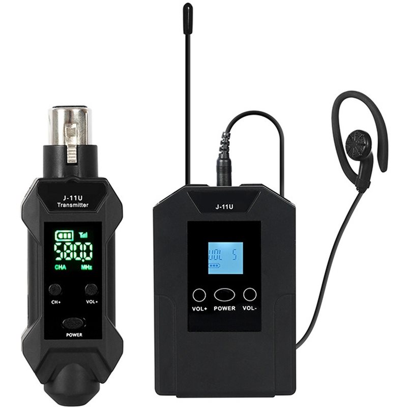 In Ear Monitors For Singers - J-11U ワイヤレスインイヤーモニター ステレオステージリターン 周波数選択機能付き 歌手 ギター