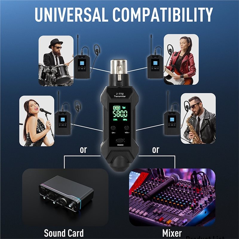 J-11U ワイヤレスインイヤーモニター ステレオステージリ - In Ear Monitors For Singers のレビューと価格