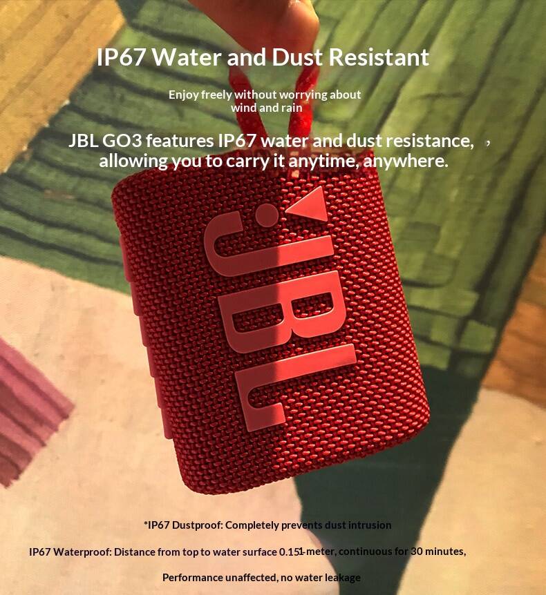 フェリーキャンプボックス JBL GO3 ブルートゥーススピ - Portable Bluetooth Speaker Waterproof Ipx7 のレビューと価格
