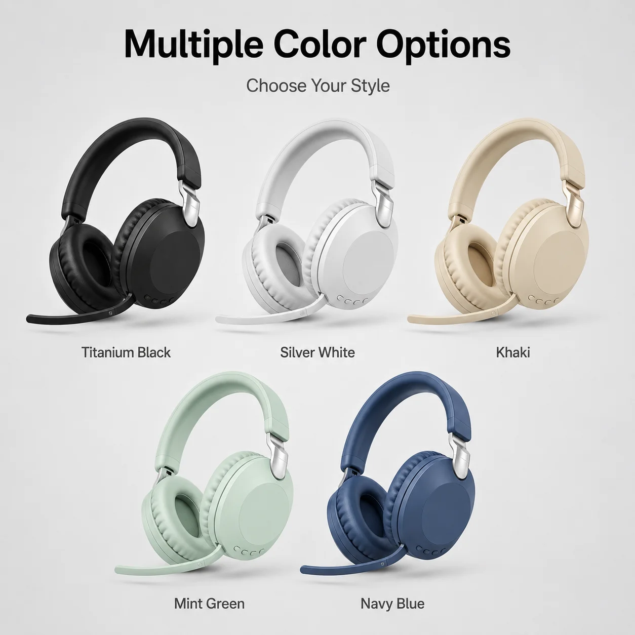 オーバーイヤー型ゲーミングヘッドセット、Bluetooth  - Anc Wireless Over Ear Headphones のレビューと価格