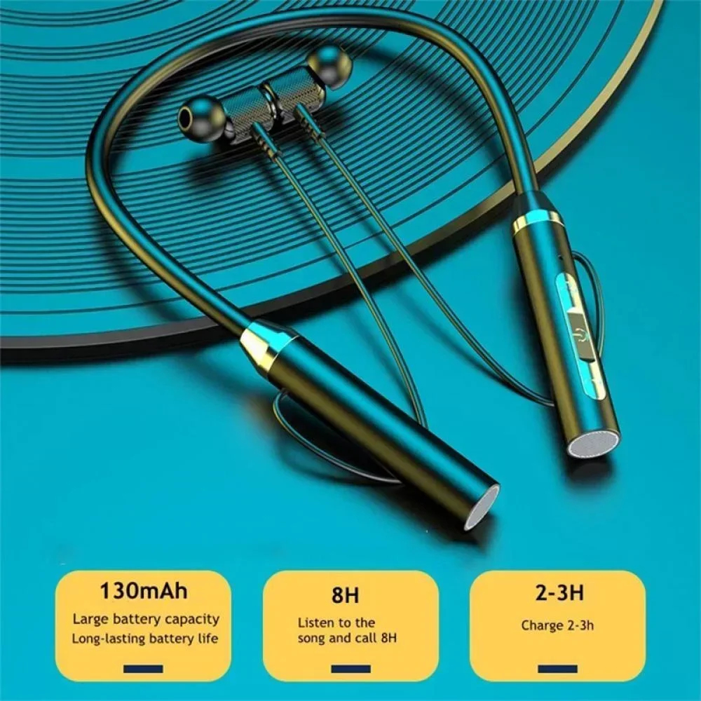 新しいK58 Bluetoothヘッドセット ネックバンド型 - Magnetic Neckband Sports Earphones のレビューと価格