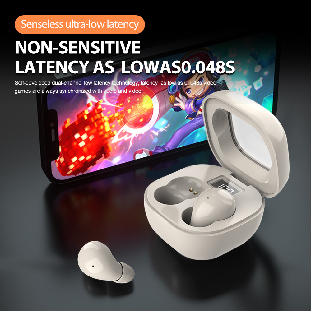 睡眠目に見えないイヤホンミニ隠しヘッドフォン耳 IPX5 防 - Type C Wired Earphones With Mic のレビューと価格