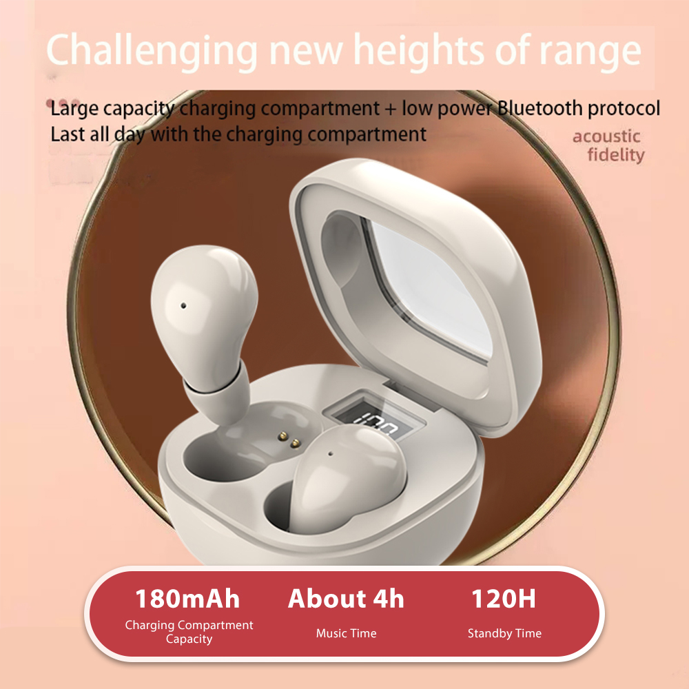 睡眠目に見えないイヤホンミニ隠しヘッドフォン耳 IPX5 防 - Type C Wired Earphones With Mic のレビューと価格