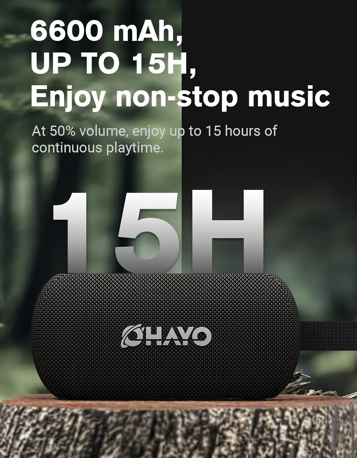 OHAYO 40W ワイヤレスポータブルBluetoothス - Portable Bluetooth Speaker Waterproof Ipx7 のレビューと価格